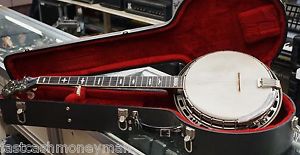VINTAGE GIBSON USA MASTERTONE 5 STRING BANJO & HARD CASE