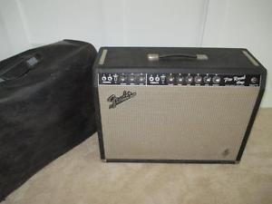 Vintage 1965 Fender Pro Reverb Amplifier Amp W/ Cover Closet Find VERY NICE