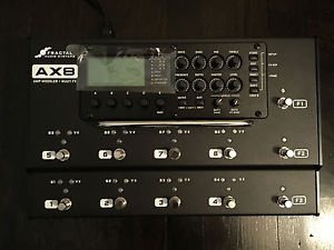 Fractal Audio AX8 Amp Modeler Multi-FX Processor w/ Preset Bundle