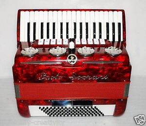 PAOLO SOPRANI 96 bass Piano Accordion Akkordeon Fisarmonica Excellent + + + + +