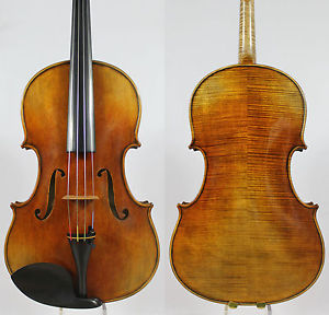 Wide Body!Oil Varnish, RARE TERTIS Pattern Viola 16" Copy! M9453 Concert level!