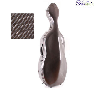 A High Quality Carbon Fiber Cello Case (4/4) Light Weight Strong Fashion