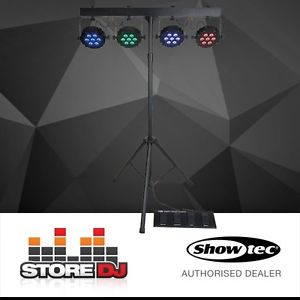 Showtec Compact Power Lightset MKII (7 x TRI) Power Spots with Stand, Bag and Fo