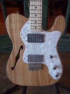 Fender Classic Series 72 Telecaster Thinline Maple Tele Natural w/ Gig Bag