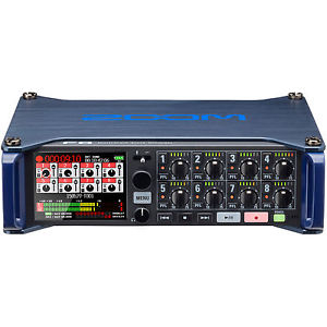 Zoom F8 Multi-Track Field Recorder F 8 Eight Channel 24 Bit Recording