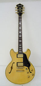 1979 GRECO SUPER VIEW SV800 SEMI ACOUSTIC GUITAR NATURAL FUJIGEN HSC 335 175