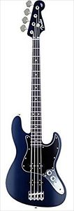 Fender Japan Exclusive Aerodyne Jazz Bass Medium Scale Gun Metal Blue