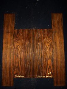Guitar Luthier Tonewood EXHIBITION COCOBOLO ROSEWOOD Acoustic backs sides SET