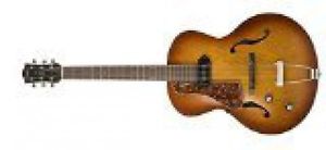 Godin Guitars Godin 037728 Left Handed Cognac 5th Avenue Kingpin