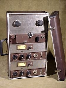 AMPEX 602 stereo portable TAPE RECORDER w. Vacuum Tube Mic Guitar Pre-Amplifiers