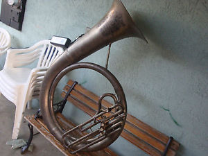 CONN HELICON TUBA SOUSAPHONE COLECTORS ITEM MILITARY HORN