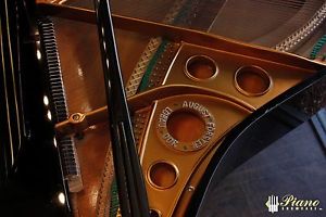 August Forster Baby Grand Piano Polished Ebony 1980