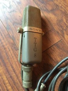VINTAGE SONY C-38B CONDENSER MICROPHONE MIC With Amazing Rock History