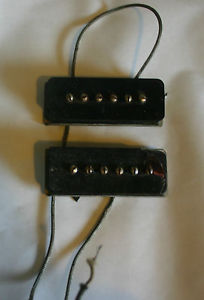 1959 PAIR OF VINTAGE GIBSON LES PAUL SOAPBAR P90 PICKUP SET - 7.74K & 7.77K