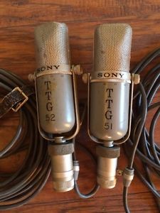 Vintage Sony C37p microphone in good working condition Stereo Pair
