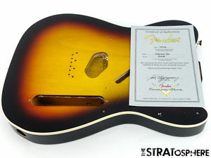 USA Fender Custom Shop Pro Telecaster P90 Tele BODY American Sunburst Bound