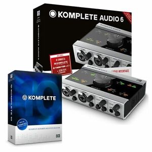 Native Instruments Komplete Audio 6 Audio Interface With Cubase LE6/Komplete ...