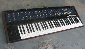 1980s Korg Polysix Synthesizer. Classic Analog Synth. Repair Project.