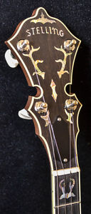 Stelling Staghorn - Beautiful Burl Walnut - Their Flagship Banjo - Price Reduced