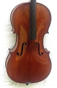 French cello Mirecourt circa 1900  labelled Antonio Stradivarius 1721
