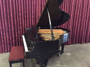 Steinway S baby grand piano black Los Angeles 378952