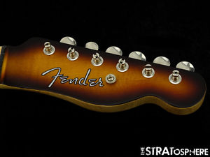 USA Fender Custom Shop Pro CC Telecaster Tele NECK+ TUNERS Sunburst Headstock!