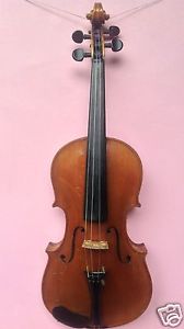 2. Geige Violine Meistergeige C. A. Wunderlich Siebenbrunn Vogtland Koffer ~1900