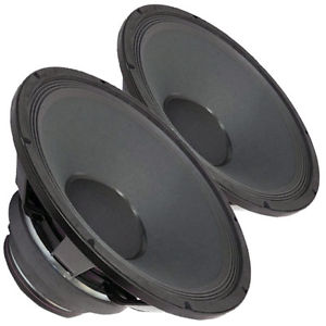 Pair Radian 5215B 2-Way Coaxial Speaker 15" 8 ohm LF/HF Replacement
