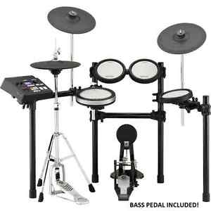 Yamaha DTX700K Electronic Drum Set + (Pearl Stool, Stand, Bass Pedal)