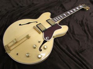 Epiphone 1991 Sheraton Natural Electric Guitar Made in Japan 6 Strings w/ HSC