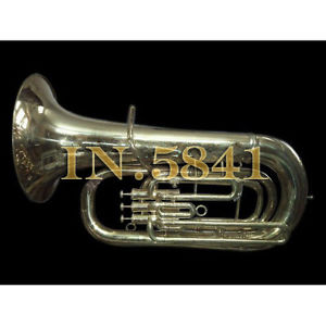 TUBA EB FLAT LARGEST MUSICAL_INSTRUMENT OF BRASS BAND IN PURE BRASS POLISH