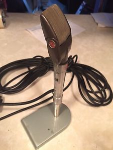Vintage RCA ribbon velocity microphone KB-2C Bantam w/Calrad DS-3 stand
