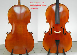 Rare 1-P Flame Back Cello!Exceptional Sound!Master Wang's Best Cello in 2016