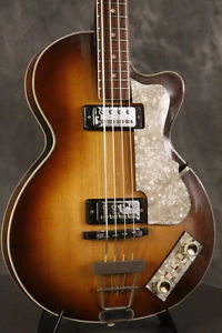original 1964 Hofner 500/2 CLUB BASS w/AMAZING FLAME MAPLE back