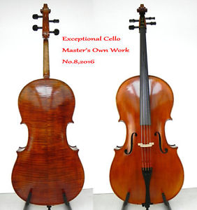 Best Cello!Amazing Sound!200-y Old Spruce!Master's Own Work!No.8
