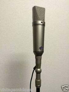 1970'S VINTAGE NEUMANN U87 W/7PIN TUCHEL SWIVEL MOUNT WESTERN GERMANY
