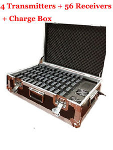 UHF 815-823MHZ 60 PCS Wireless Tour Guide System for tourism,Square Dance,yoga