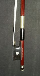 Violin Bow, 4/4 size, stamped 'Robert Reichel' by Gewa, Germany