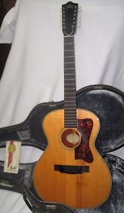 1964 GUILD F-212 12-STRING VINTAGE ACOUSTIC GUITAR W ORIGINAL CASE PAPERWORK