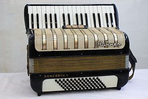 Accordion Hohner Concerto II 72 bass Akkordeon Fisarmonica + Case Free Shipping!