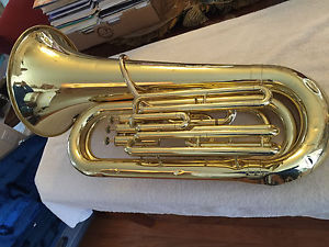 Bach 1107 3/4 Bbb 3 Valve Piston Lacquer Tuba W/CASE!!!!