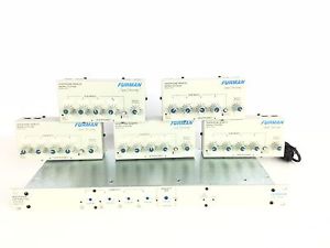 Furman HDS-6 Headphone Distribution System, 5 HR-6 Mixers, Cables