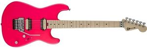 NEW! 2016 Charvel Pro Mod San Dimas Style 1 HH FR guitar in neon pink finish