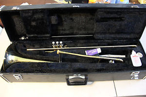 Yamaha Valve Trombone YSL-354V horn YSL 354 w Hard Case & Mouthpiece L@@K  #6/20