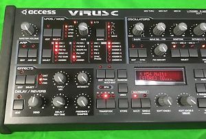 Access Virus C Synthesizer TableTop 32 Voices 3 Oscillators Awesome Synth