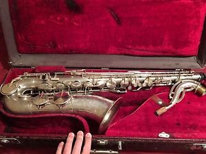 1935 Silver Plated King Zephyr Tenor Saxophone