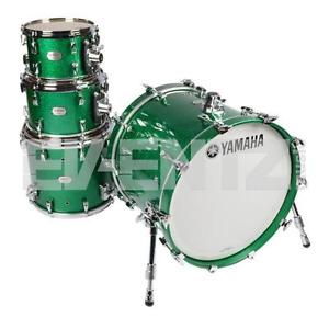 Yamaha Absolute Hybrid Maple Shell Pack, Jade Green Sparkle B Stock + FREE BAGS