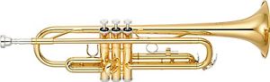 YAMAHA Musical Instrument Trumpet YTR-2330 Bb Gold Lacquer Japan Model Box Set