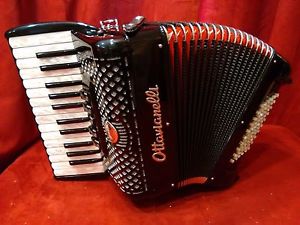 NEW Ottavianelli Piano Accordion Black Bambina MMM 26 Key 60 Bass Made in Italy