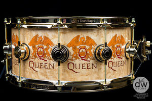 DW Drum Workshop Queen Roger Taylor Icon Snare Drum #84!